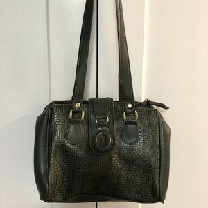 Gitano Dark Green Leather Bag